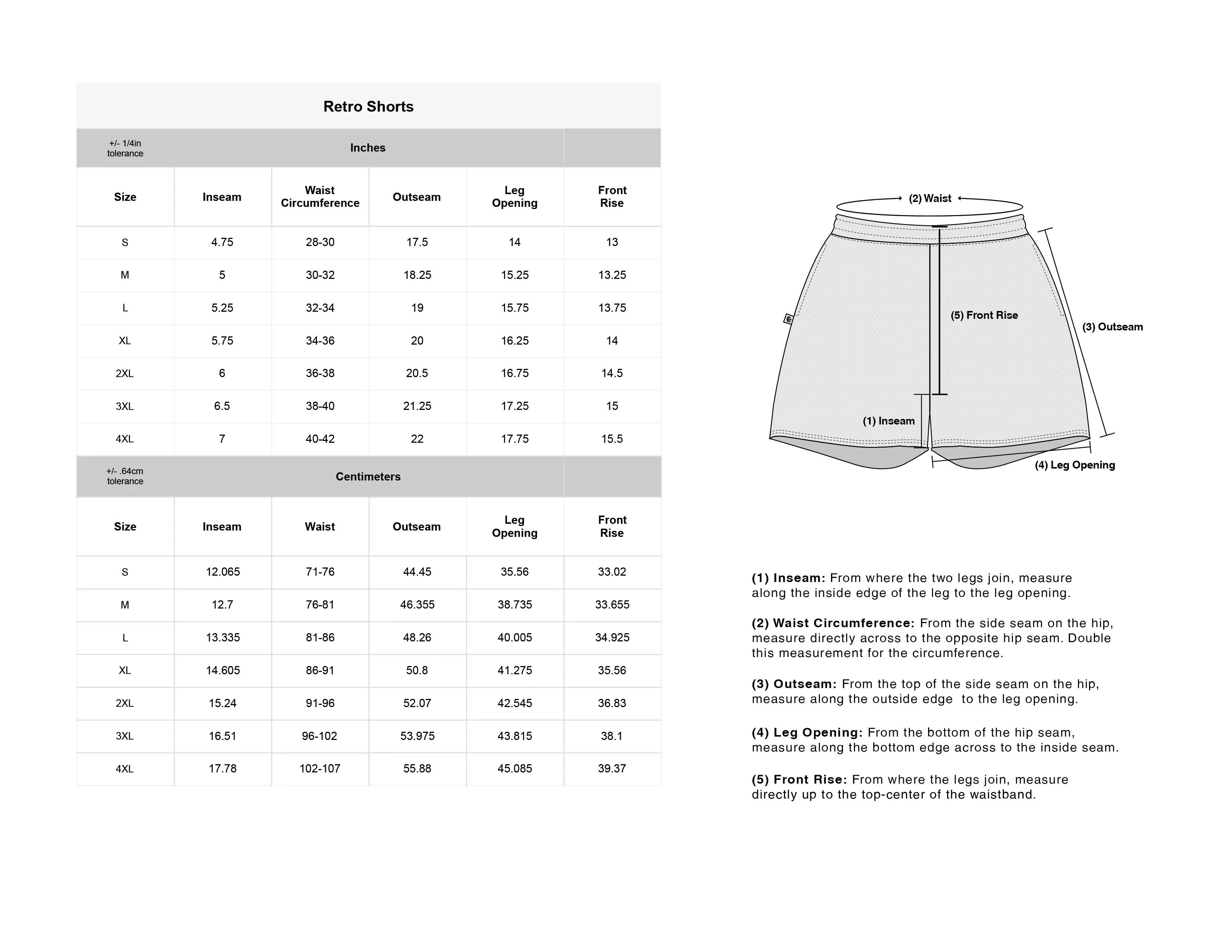 Size Guide