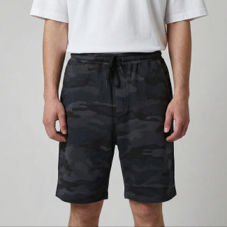Camouflage Sweat Shorts – Green Camo