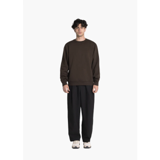 Classic Crewneck Sweatshirt – Earth Brown-M