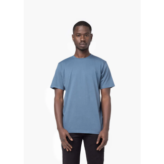 Classic Crew Neck T-Shirt – Steel Blue-L