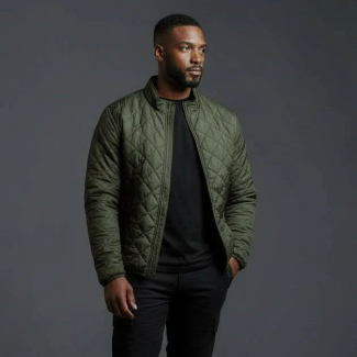 DontBeCool Quilt Jacket Olive-S